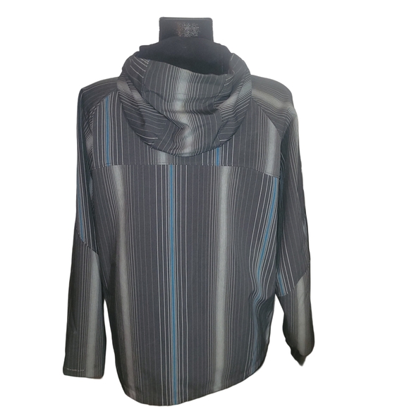 Columbia Men's Grey and Blue Hooded Softshell Jacket L - Picture 6 of 7